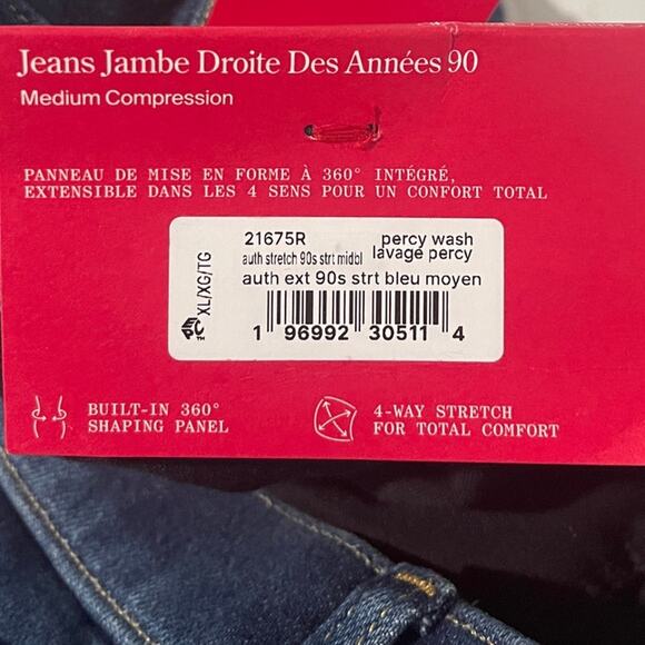 NWT Spanx 90s Straight Leg Jean Size XL - Picture 7 of 7